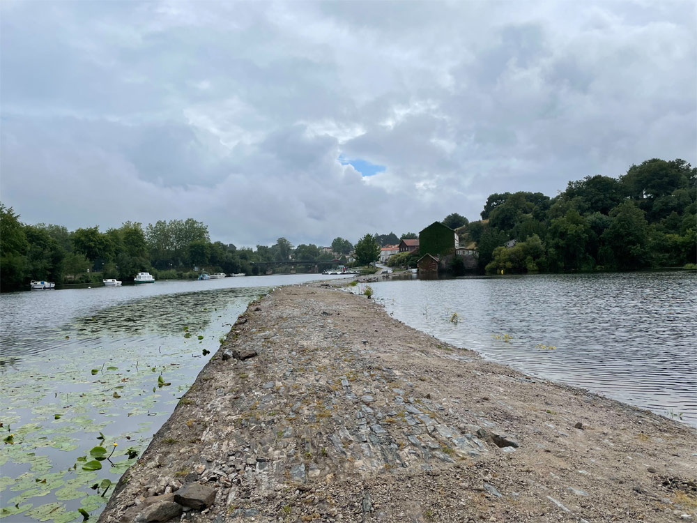 Jetée sur la Loire à Vertou