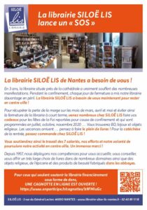 La librairie Siloë Lis lance un SOS